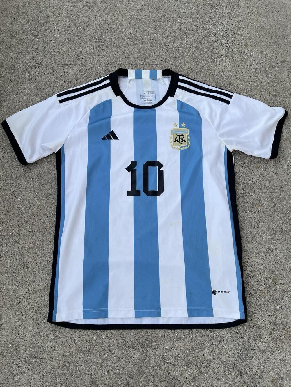 adidas Lionel Messi Argentina World Cup 2022 Men's M Size Jersey